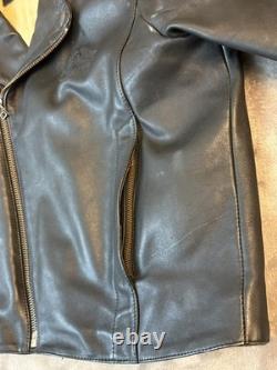 Harley Davidson H. O. G. Motorcycle Jacket Patrol 46 Reg. Blk Thick Heavy XLNT