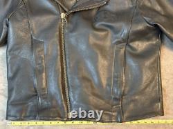Harley Davidson H. O. G. Motorcycle Jacket Patrol 46 Reg. Blk Thick Heavy XLNT