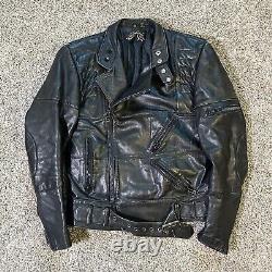Harley Davidson Hein Gericke Leather Biker Jacket Men's Size 38 Motorcycle