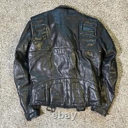 Harley Davidson Hein Gericke Leather Biker Jacket Men's Size 38 Motorcycle