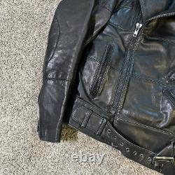 Harley Davidson Hein Gericke Leather Biker Jacket Men's Size 38 Motorcycle