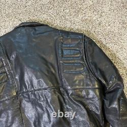 Harley Davidson Hein Gericke Leather Biker Jacket Men's Size 38 Motorcycle