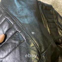 Harley Davidson Hein Gericke Leather Biker Jacket Men's Size 38 Motorcycle