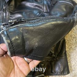 Harley Davidson Hein Gericke Leather Biker Jacket Men's Size 38 Motorcycle