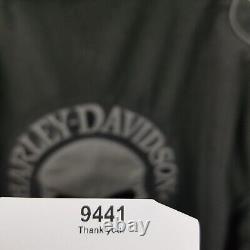 Harley Davidson Jacket 3XL Black Willie G Skull Reflect Motorcycle 98334-11VM
