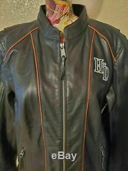 Harley Davidson Jacket, LIM. EDITION Goat Skin Leather, Women's, MEDIUM