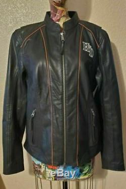 Harley Davidson Jacket, LIM. EDITION Goat Skin Leather, Women's, MEDIUM