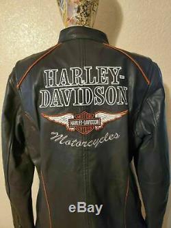 Harley Davidson Jacket, LIM. EDITION Goat Skin Leather, Women's, MEDIUM