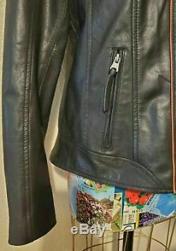 Harley Davidson Jacket, LIM. EDITION Goat Skin Leather, Women's, MEDIUM