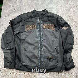 Harley Davidson Jacket Mens 3XL Classic Mesh Riding Bikercore Biker Motorcycle