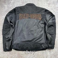 Harley Davidson Jacket Mens 3XL Classic Mesh Riding Bikercore Biker Motorcycle