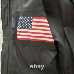 Harley Davidson Jacket Mens M Burnout Pebble Black Leather Biker 97047-05VM USA