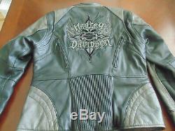 Harley Davidson Ladies Black Leather Riding Jacket, S/m