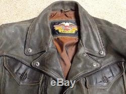 Harley Davidson Leather Billings Jacket Vguc Men's Xl