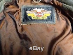 Harley Davidson Leather Billings Jacket Vguc Men's Xl