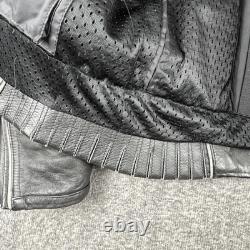 Harley-Davidson Leather Jacket Mens 2XL Black Motorcycle Reflective 98013-10VM