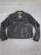 Harley Davidson Leather Jacket Mens Large Black Leather Motorcycle