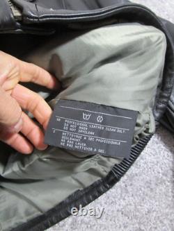 Harley Davidson Leather Jacket Mens Large Black Leather Motorcycle