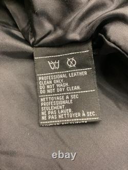 Harley-Davidson Leather Jacket Mens Medium Black Motorcycle Asymmetrical Zip