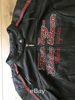 Harley Davidson Leather Jacket, Womens XL