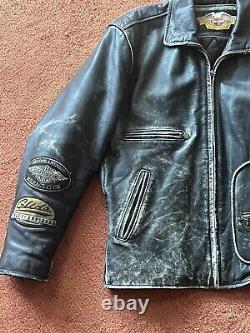 Harley Davidson Leather Jacket XL Black