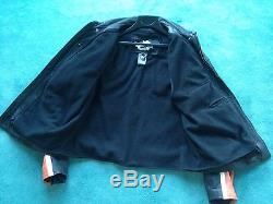 Harley-Davidson Leather Jacket with Zip Out Fleece Liner 2XL Tall Harley