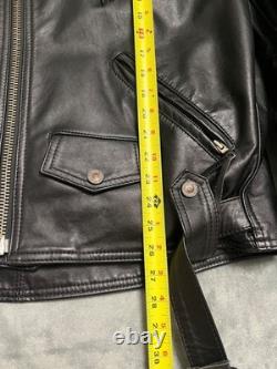 Harley Davidson Leather Motorcycle Biker Jacket Made in USA Men's Size XL