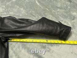 Harley Davidson Leather Motorcycle Biker Jacket Made in USA Men's Size XL