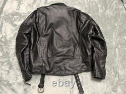 Harley Davidson Leather Motorcycle Biker Jacket Made in USA Men's Size XL