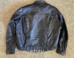 Harley Davidson Leather Motorcycle Jacket Mens Large (44 Regular)