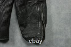 Harley-Davidson Leather Motorcycle Jacket Mens Large Black Quilted 98110-05VM