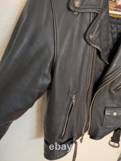 Harley Davidson Medium (40) Genuine Cowhide Leather Jacket EX Cond. Eagle Back