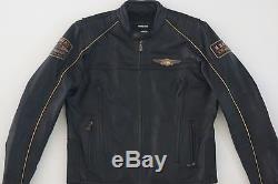 Harley Davidson Men 110th Anniversary Leather Jacket 2XL 97145-13VM LIMITED Rare
