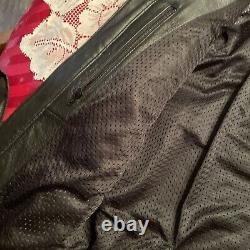 Harley Davidson Men CLASSIC CRUISER Leather Motorcycle Jacket/Size L 98114-D6vm