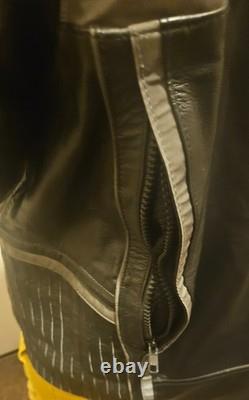 Harley Davidson Men LUMINATOR 360 Leather Jacket Reflective 3XL Armored