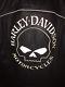 Harley Davidson Men Reflective Willie G Skull Black Leather Jacket 98099-07VM XL