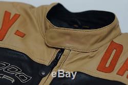 Harley Davidson Men Vintage Racing Team VR1000 750XR 883R Leather Jacket XL RARE