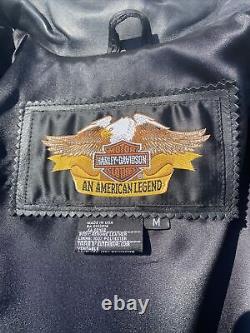 Harley-Davidson Men's 100th Anniversary Leather Jacket Medium USA Made MINT