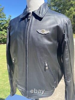 Harley-Davidson Men's 100th Anniversary Leather Jacket Medium USA Made MINT