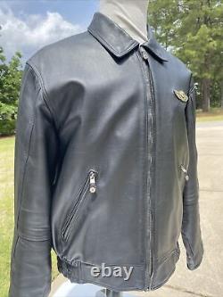 Harley-Davidson Men's 100th Anniversary Leather Jacket XL Black 97401-03VM USA