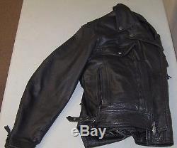Harley Davidson Men's Black Leather Jacket Mint Condition Size XL