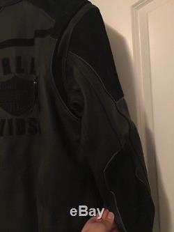 Harley Davidson Men's Black Leather Jacket XL