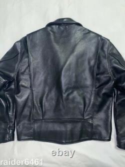 Harley Davidson Men's Blk Leather Jacket Basic Skins USA Made Large 95100-97VM