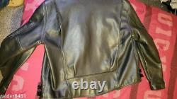 Harley Davidson Men's Blk Leather Jacket Basic Skins USA Made Large 95100-97VM