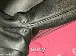 Harley Davidson Men's Blk Leather Jacket Basic Skins USA Made Large 95100-97VM