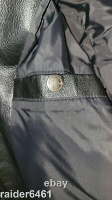 Harley Davidson Men's Blk Leather Jacket Basic Skins USA Made Large 95100-97VM
