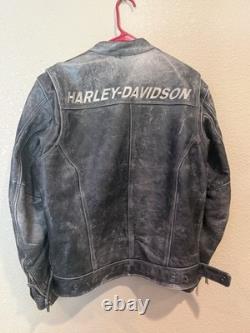 Harley Davidson Men's Boulevard Distressed Leather MED Jacket 97170-13VM