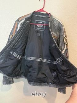Harley Davidson Men's Boulevard Distressed Leather MED Jacket 97170-13VM