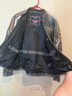Harley Davidson Men's Boulevard Distressed Leather MED Jacket 97170-13VM