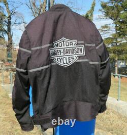 Harley-Davidson Men's Classic Cruiser Mesh Riding Jacket 98248-09 XXL Black